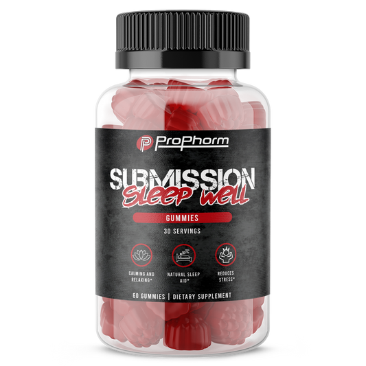 Picture of SUBMISSION - SLEEP WELL gummies in bottle